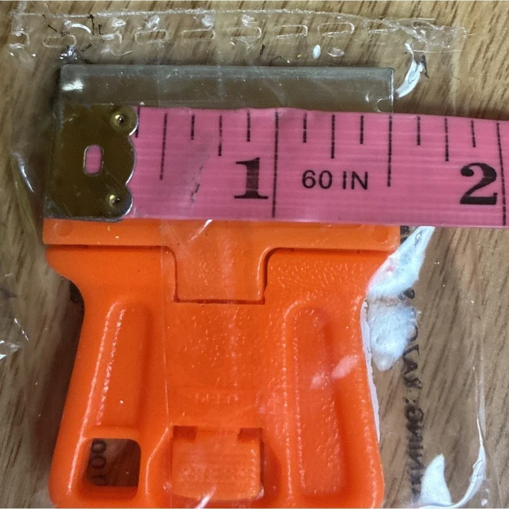 Allway Mini Glass‎ Scraper Painter Orange Yellow (2) NEW
